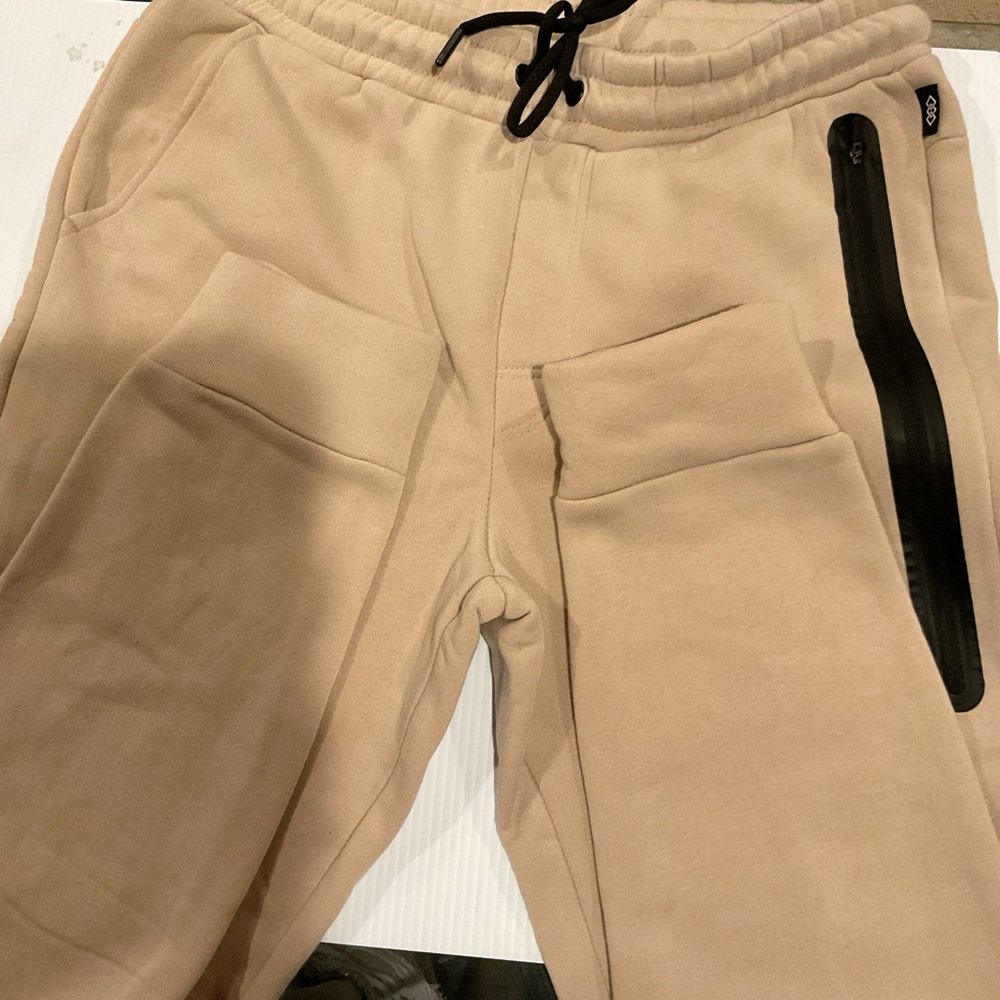 Men's Tan Jogger Pants